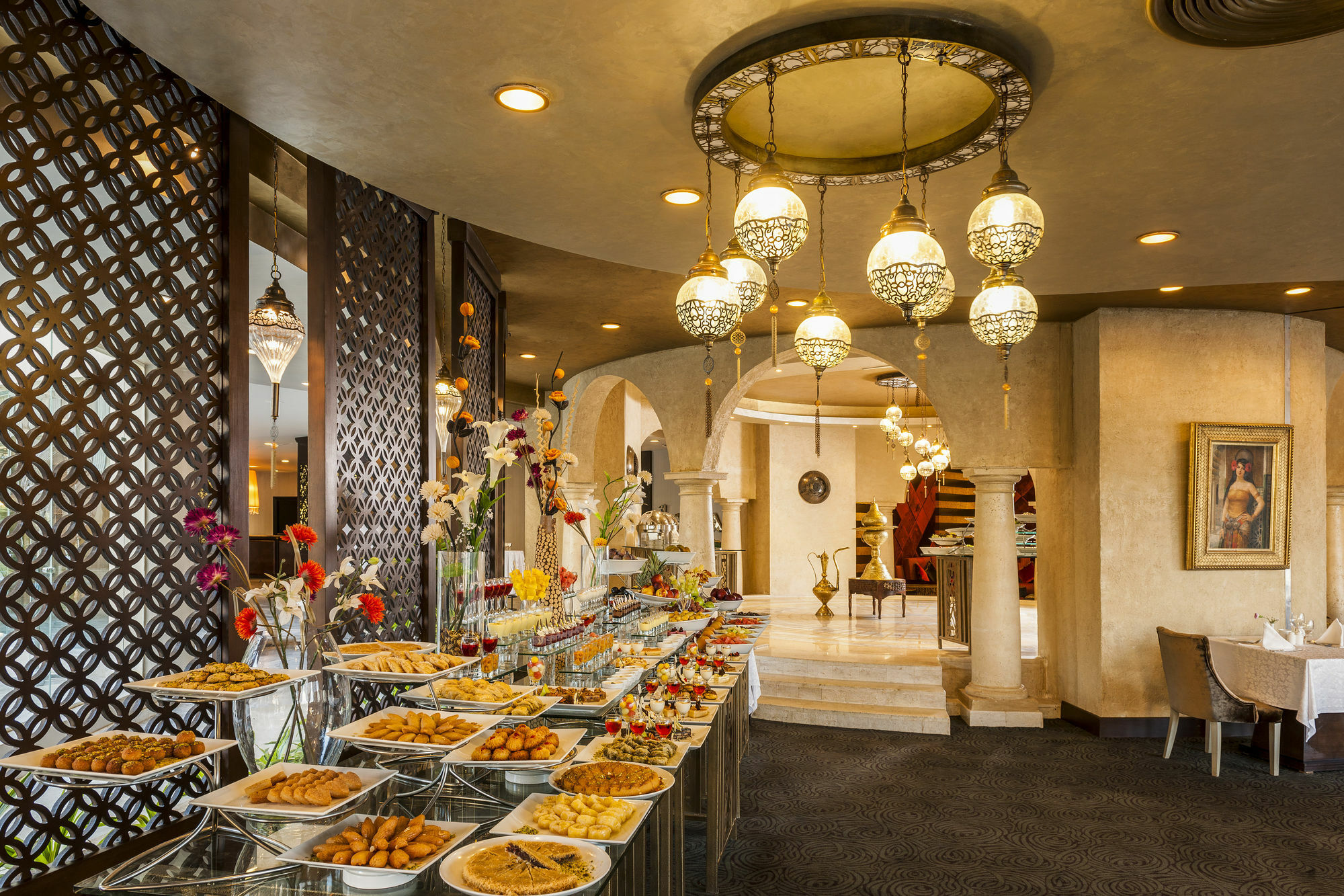 Rixos Alamein - Full Board Plus El Alamein Exteriör bild The buffet at the hotel
